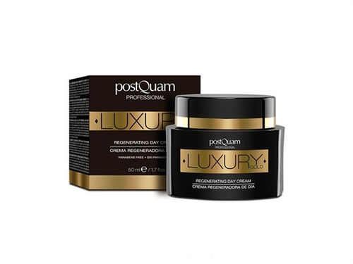 Crema Hidratante de Día con Ácido Hialurónico y Oro Luxury Gold 50 ml. PostQuam