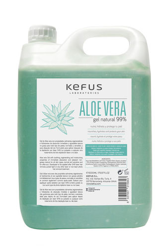 Gel de Aloe Vera Natural 5 litros Kefus
