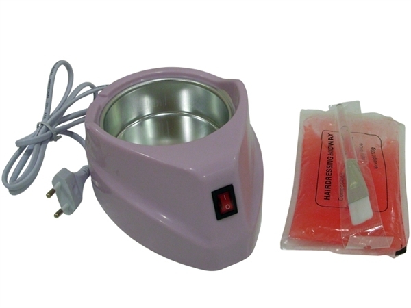 Kit con Calentador de parafina + Parafina + Pincel