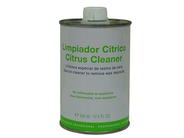 Limpiador Cítrico de Restos de Cera para Aparatos de Depilación 500 ml.