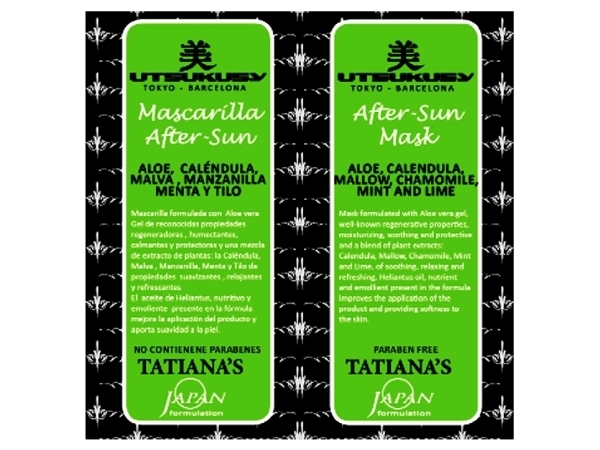 Mascarilla Facial After Sun para Cutis Sensibles 20 ml. Tatiana's