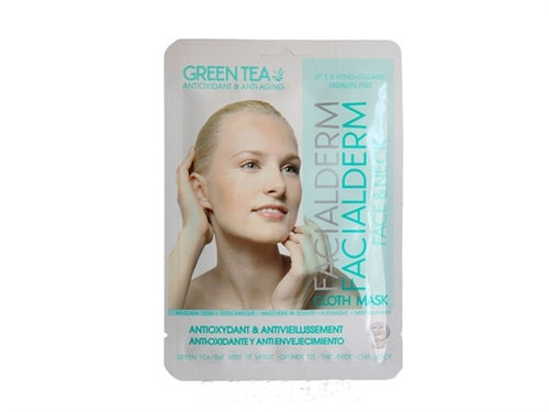 Mascarilla Facial con Té Verde Antioxidante y Antienvejecimiento Facialderm