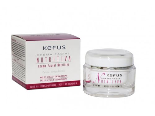 Crema Facial Nutritiva Ácido Hialurónico Kefus 50 ml