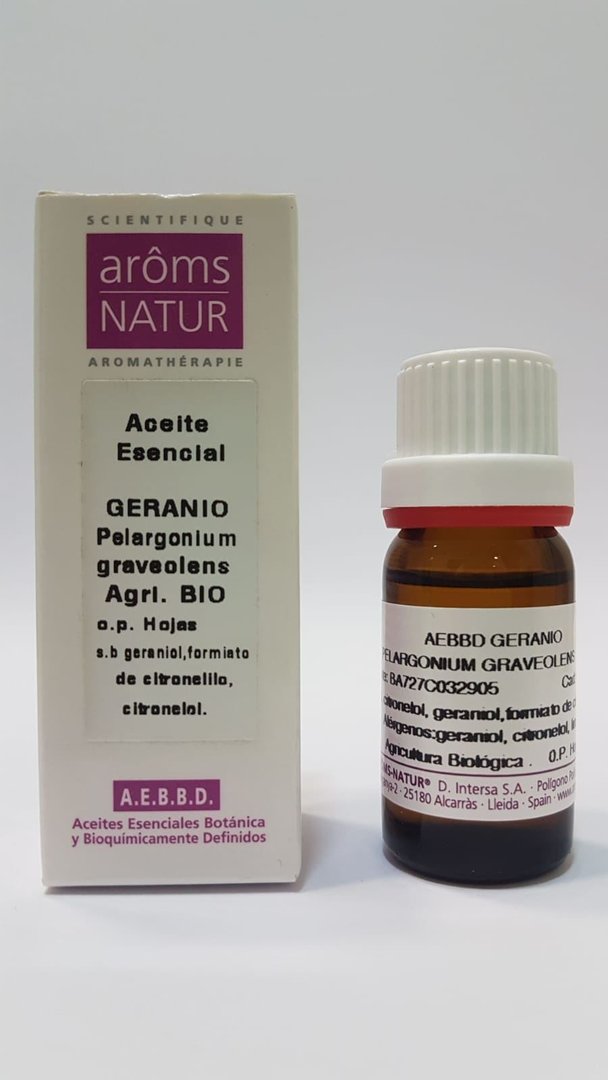 Aceite Esencial Aroms Natur Geranio Bio 10 ml