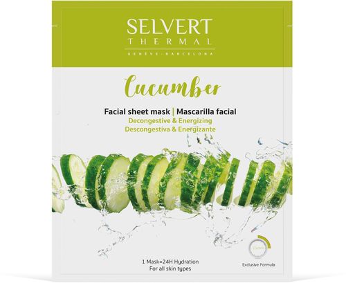 Mascarilla Facial Cucumber (Pepino) Selvert Hidrata y Purificante
